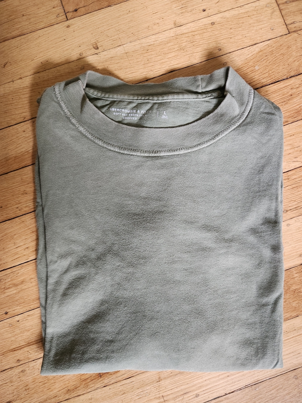 Abercrombie & Fitch Lot (4) Mens Soft Essentials Cropped Tees - Picture 5 of 9